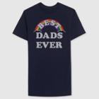 Well Worn Men's Best Dad Ever Short Sleeve Graphic T-shirt - Navy Blue