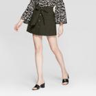 Women's Mid-rise Utility Loose Fit Shorts - Who What Wear Green