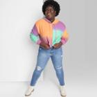Women's Plus Size Cropped Hoodie - Wild Fable 4x,