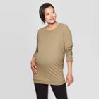 Maternity Sweatshirt - Isabel Maternity By Ingrid & Isabel Olive