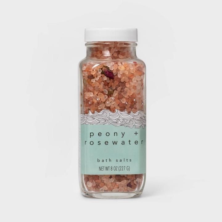 Peony And Rosewater Bath Salts - 8oz - Target Beauty