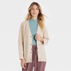 Women's Button-front Cardigan - A New Day Oatmeal