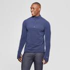 Men's Warm Running Quarter Zip - C9 Champion Navy (blue)