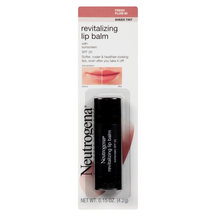 Neutrogena Revitalizing Lip Balm - 60 Fresh Plum, Fresh Plum