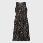 Women's Plus Size Printed Sleeveless Maxi Dress - Ava & Viv Black X, Women's