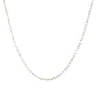 Distributed By Target Silver Box Chain Necklace