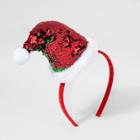 Girls' Flip Sequin Santa Hat Headband - Cat & Jack Red