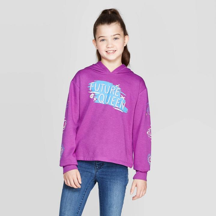 Girls' Descendants Pullover Hoodie - Purple