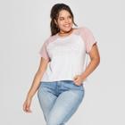 Women's Plus Size Short Sleeve Good Morning Sunshine Graphic T-shirt - Grayson Threads (juniors') - White