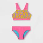 Speedo Girls' Square Neck 2pc Bikini