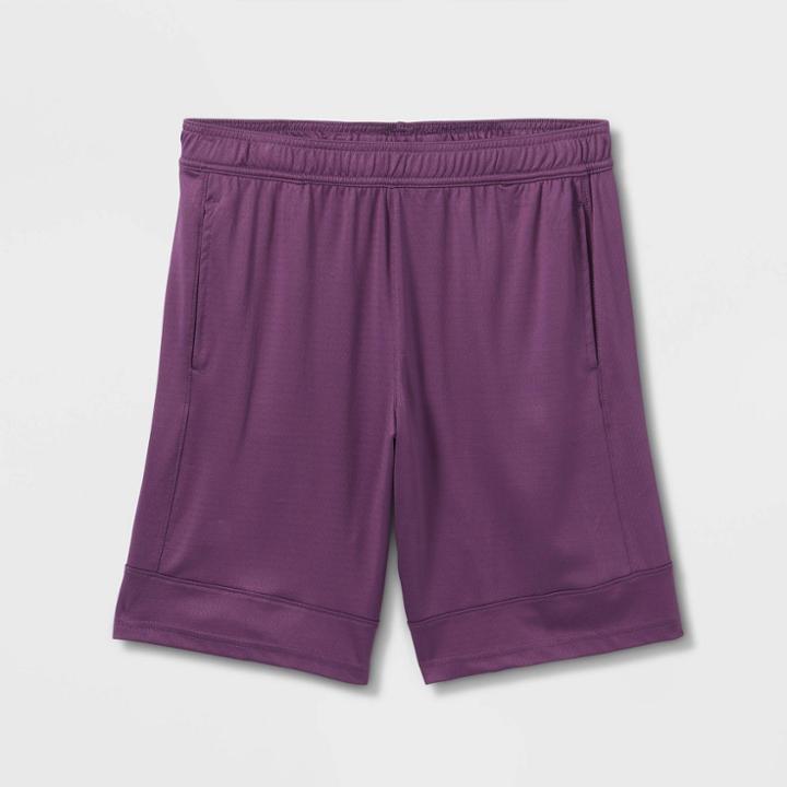 Boys' Basketball Shorts - All In Motion Grape Purple