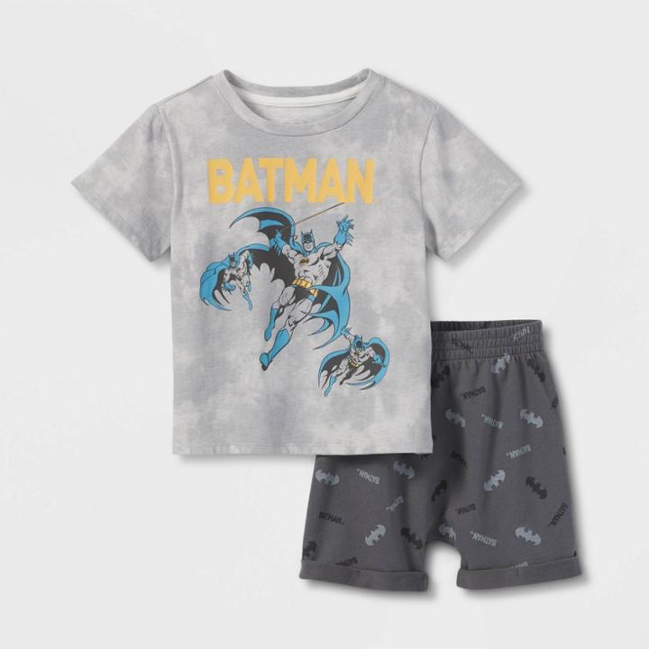 Warner Bros. Toddler Boys' 2pc Batman Top And Bottom