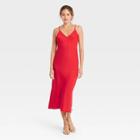 Women's Slip Dress - A New Day Red