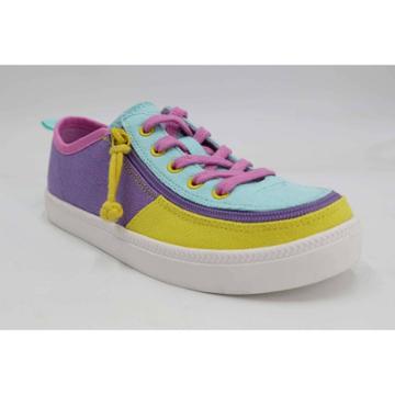 Billy Footwear Toddler Girls' Harbor Zipper Sneakers - 5, Multi-colored Brights