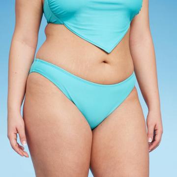 Women's Cheeky Bikini Bottom - Wild Fable Neon Blue