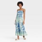Women's Sleeveless Tiered Dress - Knox Rose Blue
