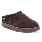 Men's Muk Luks Berber Suede Clog Slippers - Brown