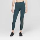 Target Women's Seamless High-waisted 3/4 Laser Cut Leggings - Joylab Pine Green