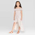 Target Girls' Walkthrough Romper - Art Class Cream (ivory)