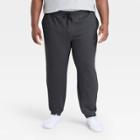 Men's Big Textured Knit Jogger Pants - All In Motion Black