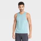 Men's Seamless Tank T-shirt - All In Motion Light Turquoise Heather