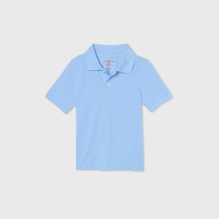 Toddler Boys' Short Sleeve Stretch Pique Uniform Polo Shirt - Cat & Jack