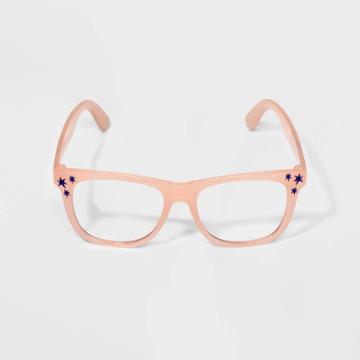 Warner Bros. Girls' Harry Potter Blue Light Square Glasses - Pink