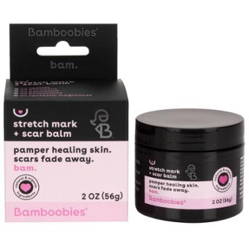 Bamboobies Stretch Mark + Scar Balm Cream - 2oz, Adult Unisex