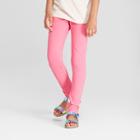 Girls' Sparkle Leggings - Cat & Jack Pink Xl, Paradise Pink