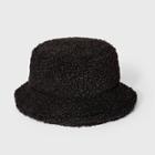 Girls' Sherpa Bucket Hat - Art Class Black