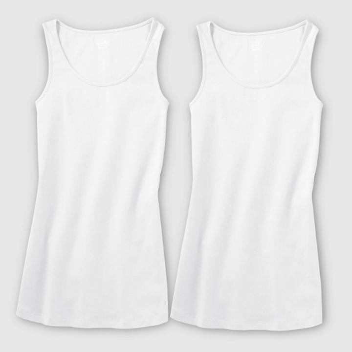 Maternity Rib Bundle Tank Top - Isabel Maternity By Ingrid & Isabel White