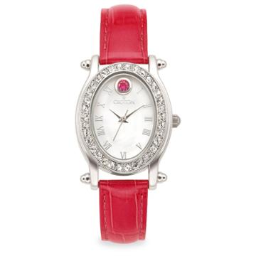 Croton Women's Brass Wristwatch - Red