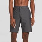 Men's 10.5 Regular Fit Hybrid Swim Trunks - Goodfellow & Co Black