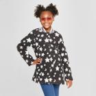 Girls' Felted Star Faux Wool Jacket - Cat & Jack Charcoal