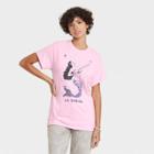 Modern Lux Women's Loteria Short Sleeve Graphic T-shirt - Pink
