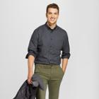 Target Men's Slim Fit Northrop Poplin Button-down Shirt - Goodfellow & Co Gray