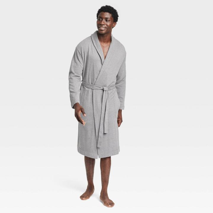 Men's Lightweight Robe One Piece Pajama - Goodfellow & Co Gray