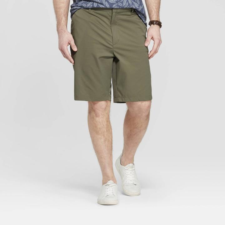 Men's Big & Tall 10.5 Chino Shorts - Goodfellow & Co Late Night Green