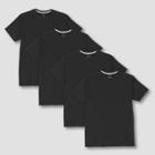 Hanes Premium Hanes Men's Premium 4pk Crew Neck T-shirt - Black