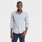 Men's Slim Fit Stretch Oxford Long Sleeve Button-down Shirt - Goodfellow & Co