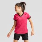 Umbro Girls' Printed Jersey - Pink