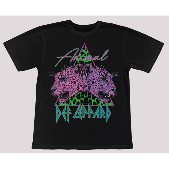 Women's Def Leppard Plus Size Tie-dye Short Sleeve Oversized Graphic T-shirt