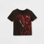 Toddler Boys' Spider-man Short Sleeve Graphic T-shirt - Black 2t - Disney