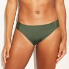 Target Women's Medium Coverage Tab Side Hipster Bikini Bottom - Kona Sol Dark Green