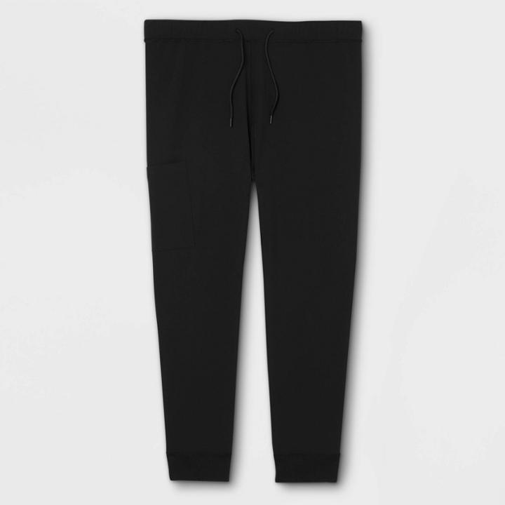 Men's Big & Tall Adaptive Fit Tech Jogger Pants - Goodfellow & Co Black