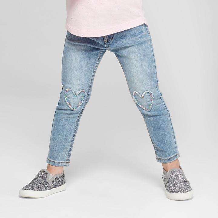 Toddler Girls' Jeans - Cat & Jack Medium Wash