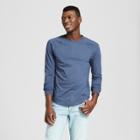 Men's Long Sleeve T-shirt - Goodfellow & Co Geneva Blue