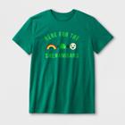 Shinsung Tongsang Men's Short Sleeve 'here For The Shenanigans' T-shirt - Green