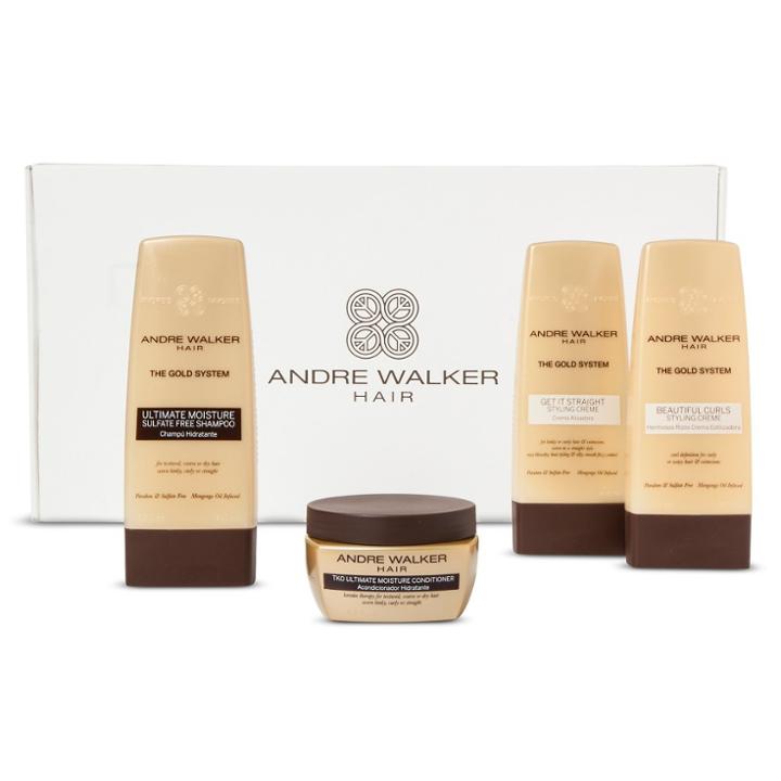Andre Walker Hair Gold System Curly Hair Kit