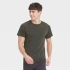 Men's Short Sleeve Seamless T-shirt - All In Motion Olive Green Heather